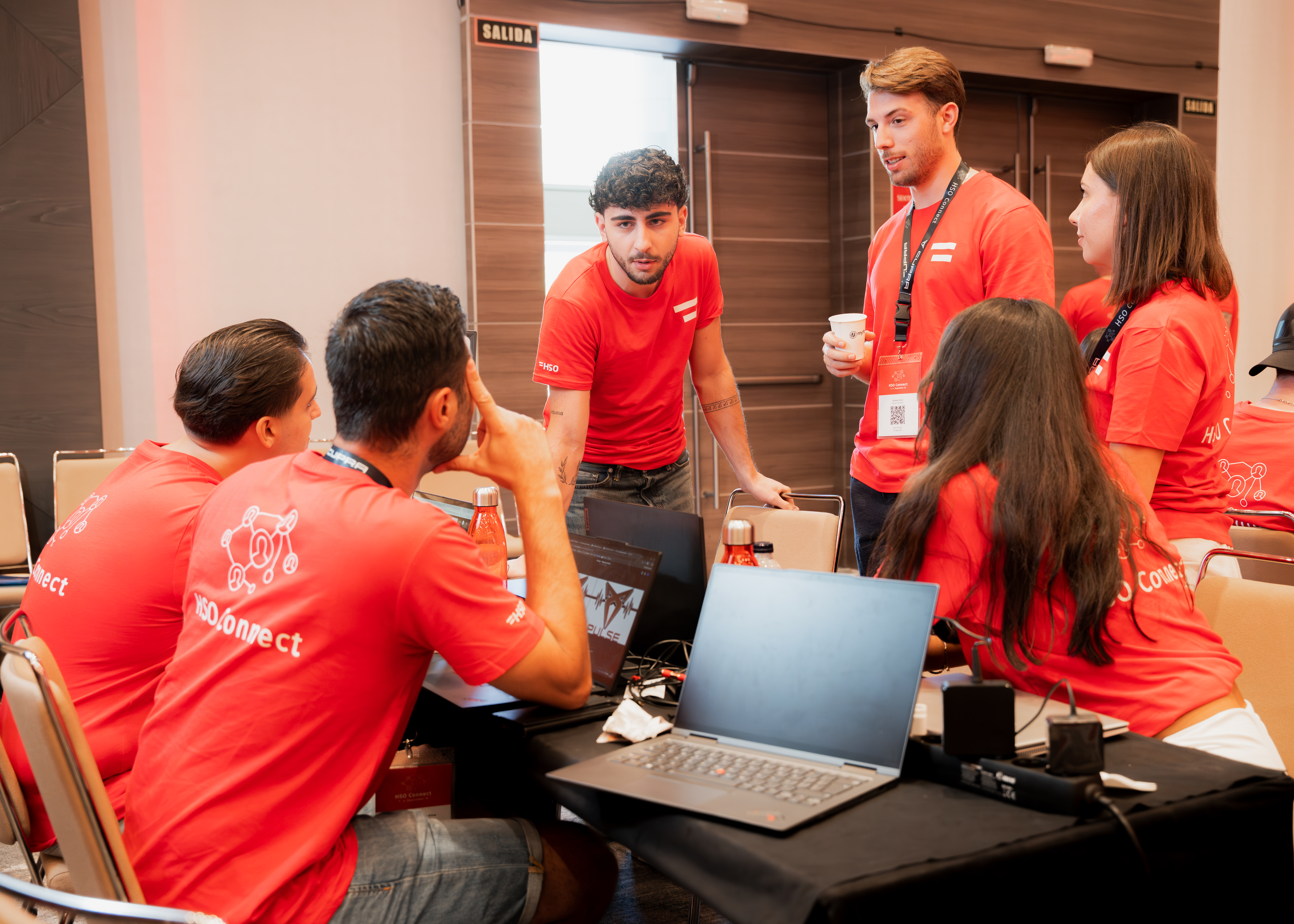 Feierlicher Abschluss des Events