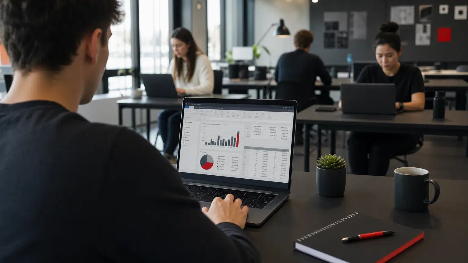 Lernen am Laptop mit Office-Anwendungen und ABACUS-Tools an der HSO